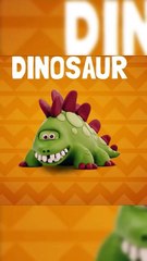 Letter D turn into Dinasour