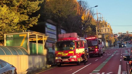 수인분당선 기흥역 열차 화재...한때 무정차 통과 / YTN