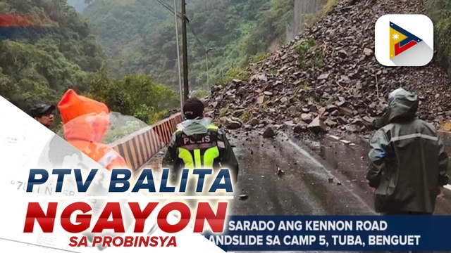 Kabi-kabilang landslides, naitala sa mga kalsada sa Cordillera
