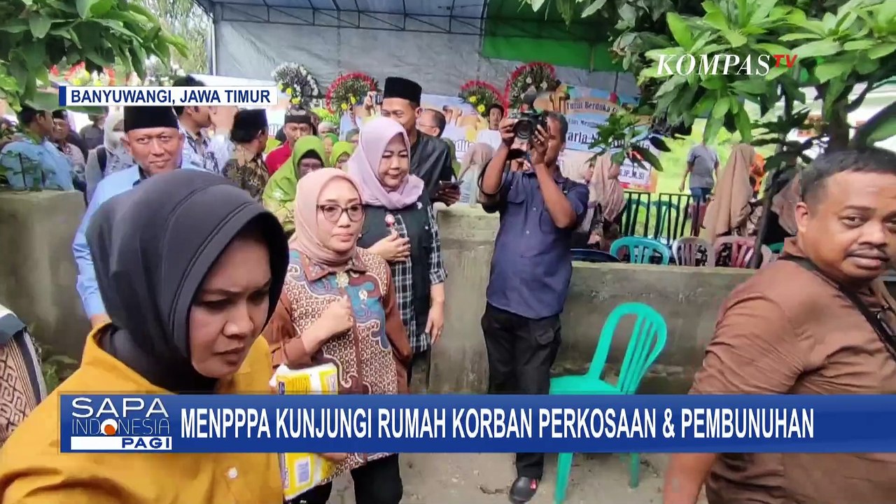 Kunjungi Rumah Korban Perkosaan di Banyuwangi, Menteri PPPA: Kami Kawal Tangkap Pelaku!