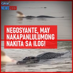 Negosyante, may nakapanlulumong nakita sa ilog! | GMA Integrated Newsfeed