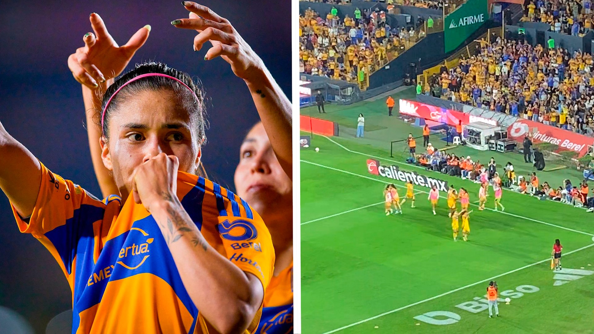 Tigres vs Amrica: As celebraban las universitarias el segundo gol del partido que las llevara a la final