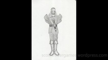 Soldier Pencil Sketch Video #510 (11-17-2024)