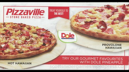 Pizzaville's Hot Hawaiian Pizza Pencil Sketch Comparison Video (11-17-2024)