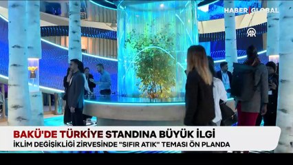 Bakü'de "Sıfır Atık" temalı Türkiye standına ilgi büyük