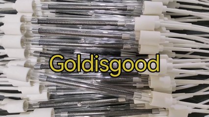 118mm 110v 600w Clear Carbon Fiber Heating Lamp For Poultry Farming from Goldisgood