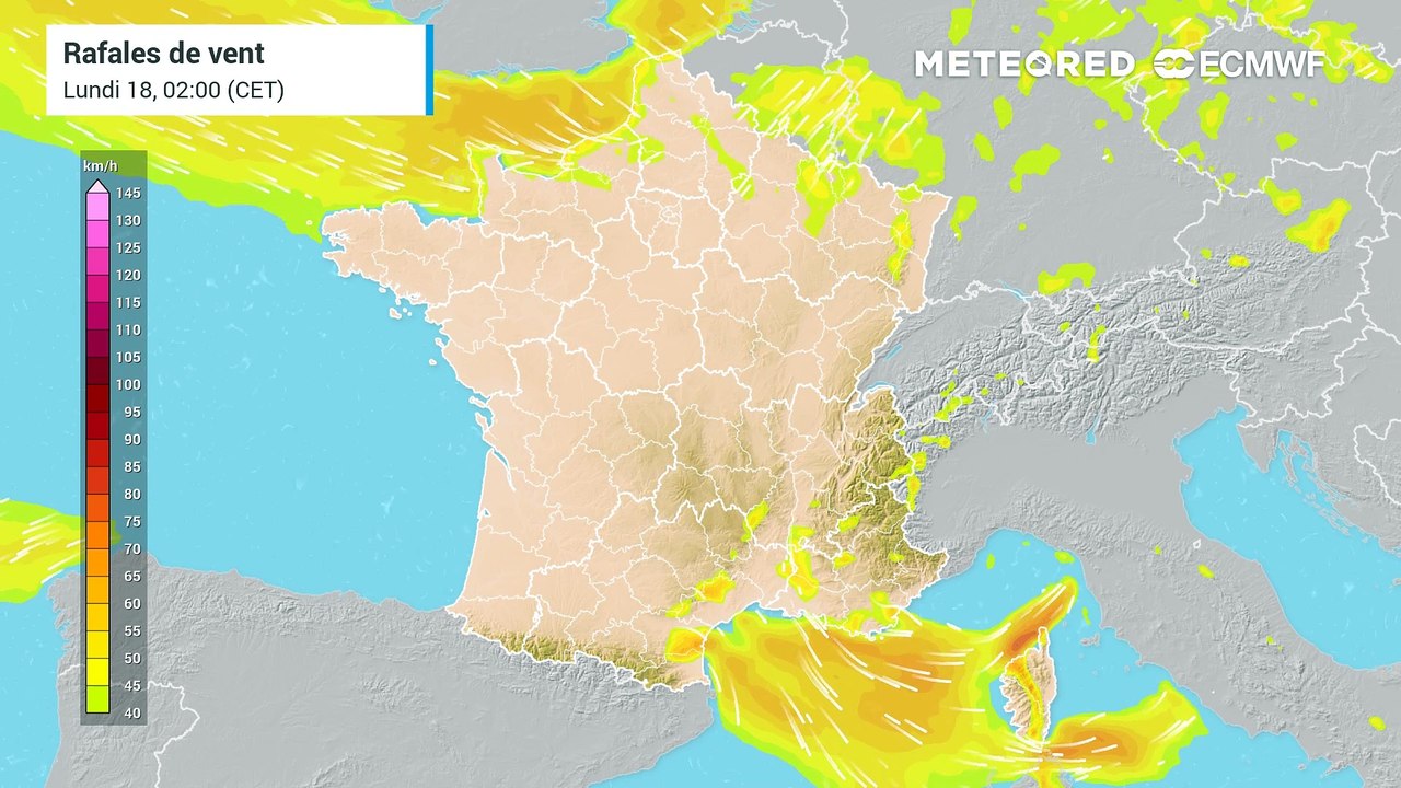 Coup de vent, tempête en France ?