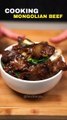 Cooking Mongolian Beef