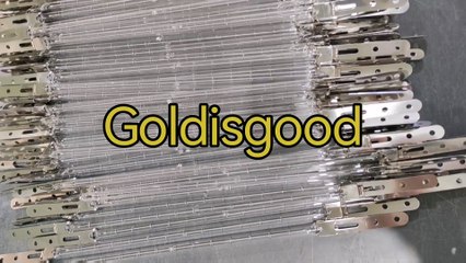 425mm 220v 1000w   Clear Halogen Ir Lamp Infrared Heat Lamp Heater For Printing machines From Goldisgood