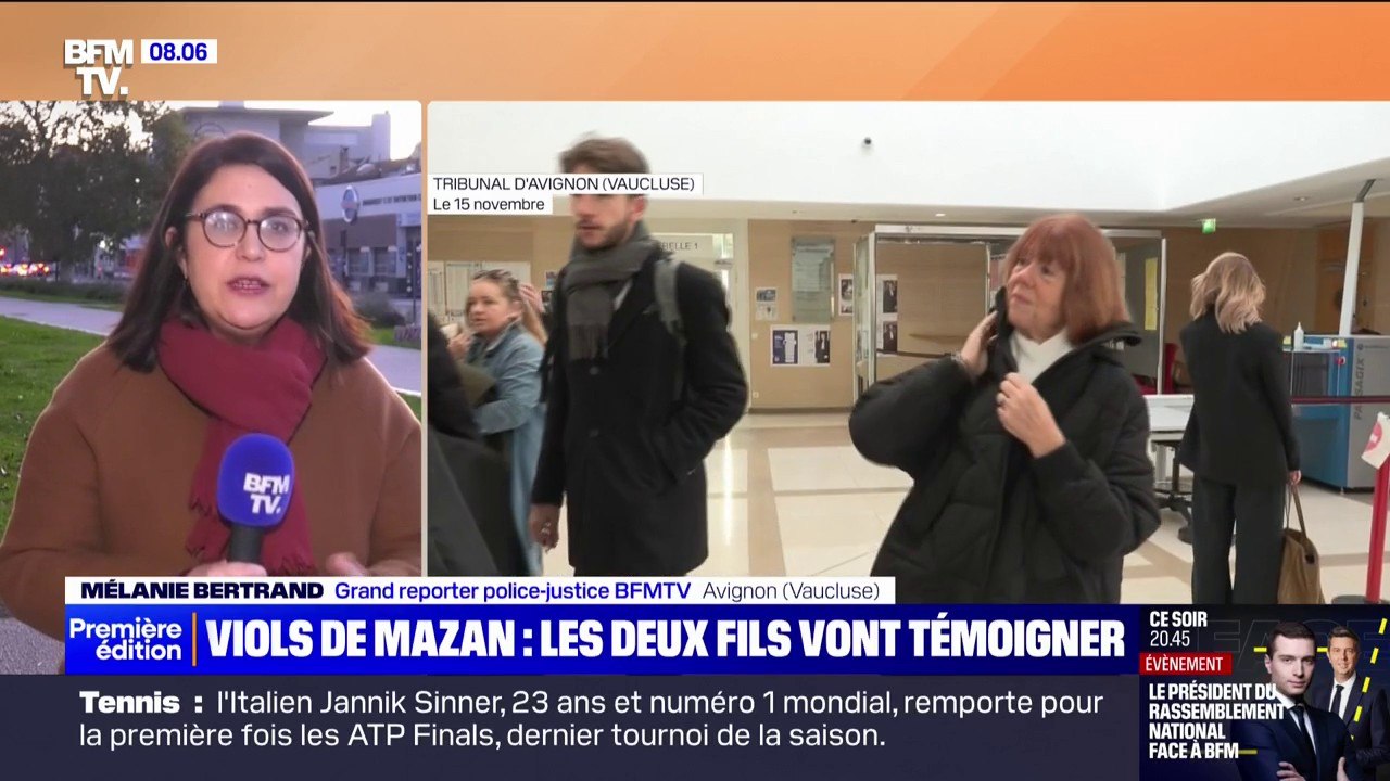 Viols de Mazan: les quatre derniers accusés et les deux fils de Gisèle et Dominique Pelicot auditionnés ce lundi