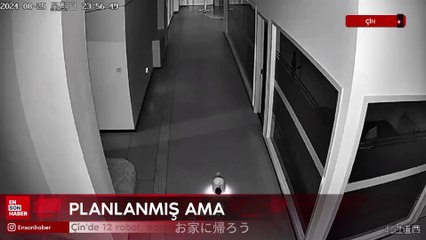 Çin'de 12 robot, başka bir robot tarafından kaçırıldı