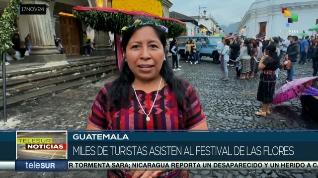 En Guatemala inicia el festival de las flores que reúne a miles de turistas