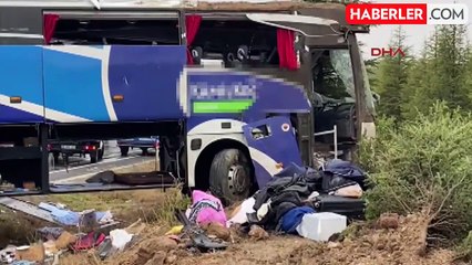 Eskişehir'de yolcu otobüsü devrildi! Ölü ve yaralılar var