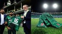 Rizwan donated his keeping gloves and shirt to the Sydney Cricket Ground Museum