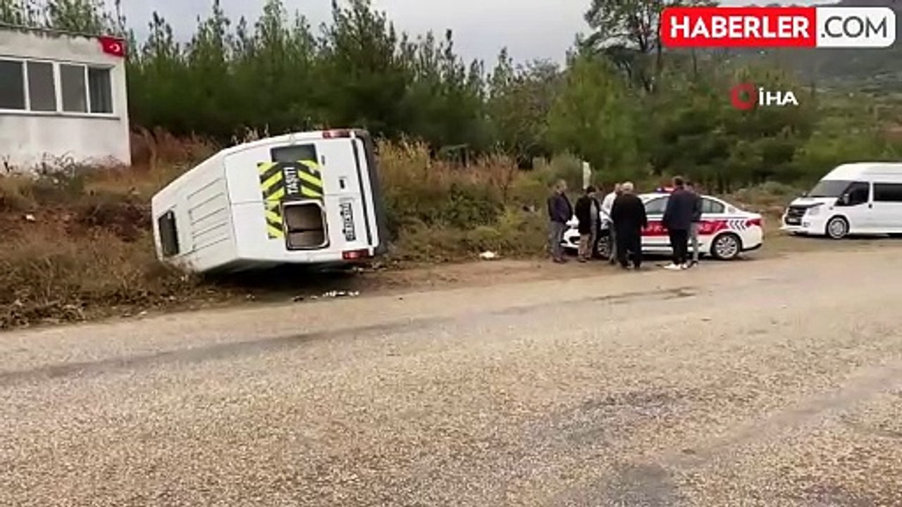 Öğrenci Servisi Takla Attı: 2 Yaralı