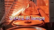 788mm 235v 2000w SK15 infrared quartz heating lamps halogen infrared heater for molding machines