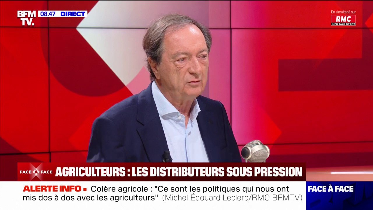 Inflation: "Les consommateurs retiennent leur consommation", assure Michel-Édouard Leclerc