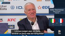 DESCHAMPS sobre el ITALIA vs FRANCIA y QUEDAR PRIMERO DE GRUPO