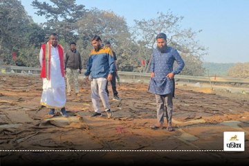 घाटी में सड़क निर्माण की गुणवत्ता पर पूर्व मंत्री लखमा ने उठाए सवालिया निशान