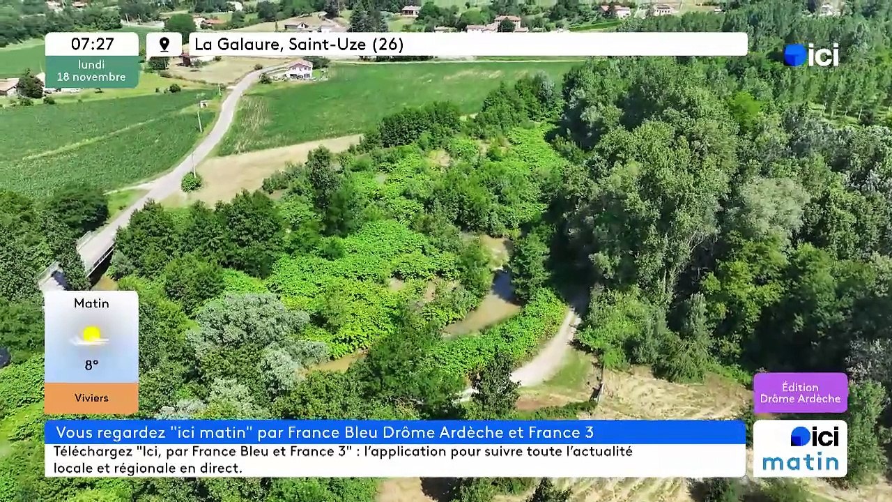18/11/2024 - ICI Matin France Bleu Drôme Ardèche en vidéo