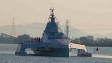 動画：中国が世界最大の無人軍艦を発表