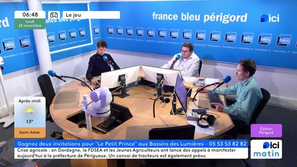 18/11/2024 - ICI Matin France Bleu Périgord en vidéo