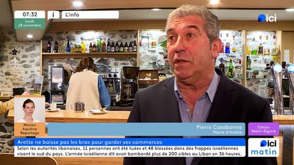 18/11/2024 - ICI Matin France Bleu Béarn Bigorre en vidéo