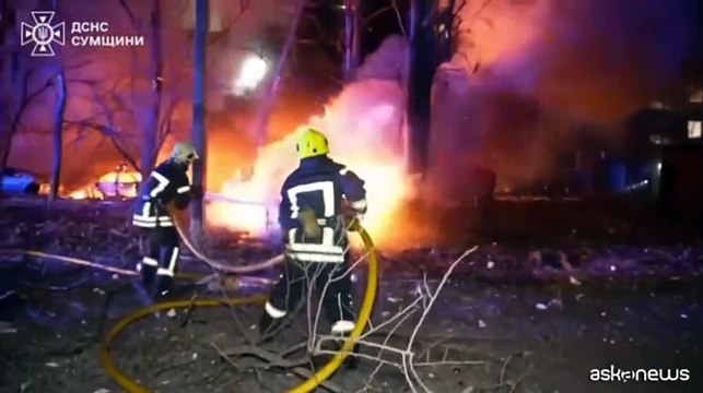 Attacco russo su larga scala a Sumy, almeno 11 morti tra cui bambini