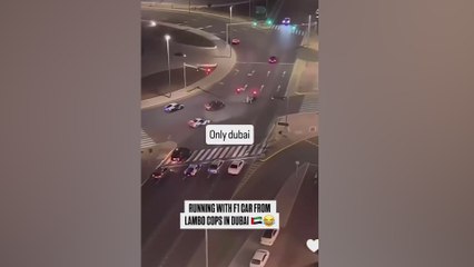 Solo podía pasar en Dubai: la persecución más viral en redes