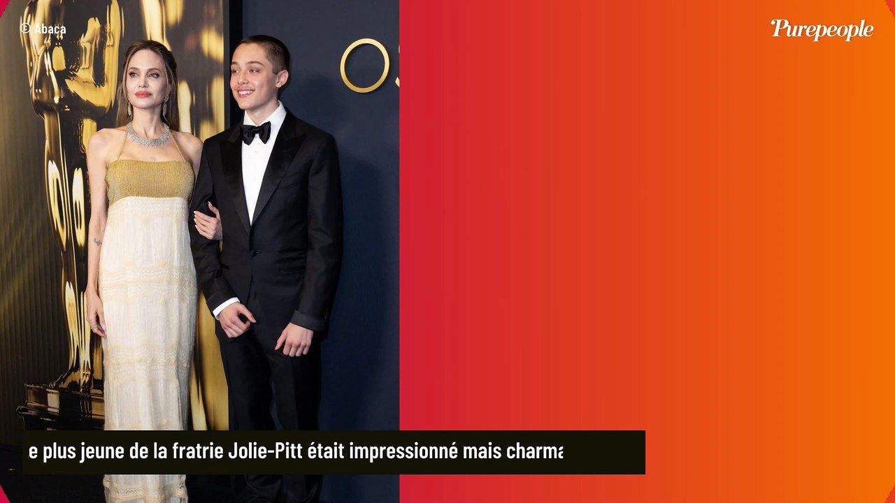 On ne le voit pas souvent : Knox, 16 ans, le plus jeune fils d'Angelina Jolie et Brad Pitt, débarque en smoking et a très bien grandi !