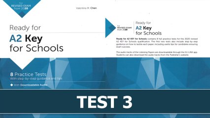 KET Listening - Ready for A2 Key for Schools 8 Practice Test 3