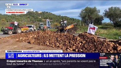 "La mort est dans le pré": des tombes installées dans le Var par les agriculteurs