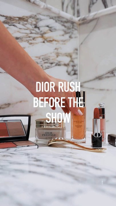 Advertisement @Diorbeauty. Glam on, time's ticking but Dior never waits! #DiorBeautyLovers #DiorMake