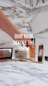 Advertisement @Diorbeauty. Glam on, time's ticking but Dior never waits! #DiorBeautyLovers #DiorMake