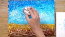 How to draw a man walking dog  Aluminum painting techniques
