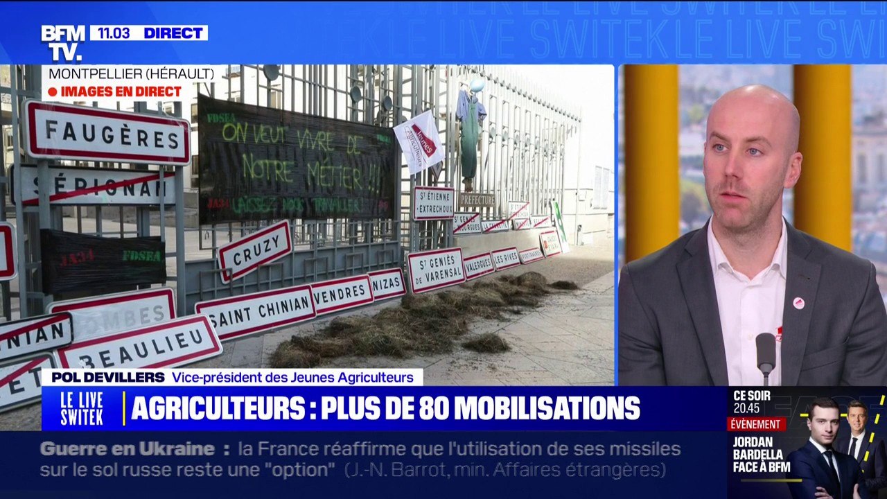 Pol Devillers (Jeunes Agriculteurs): "Si le Mercosur aboutit, on a une Europe qui prend feu"