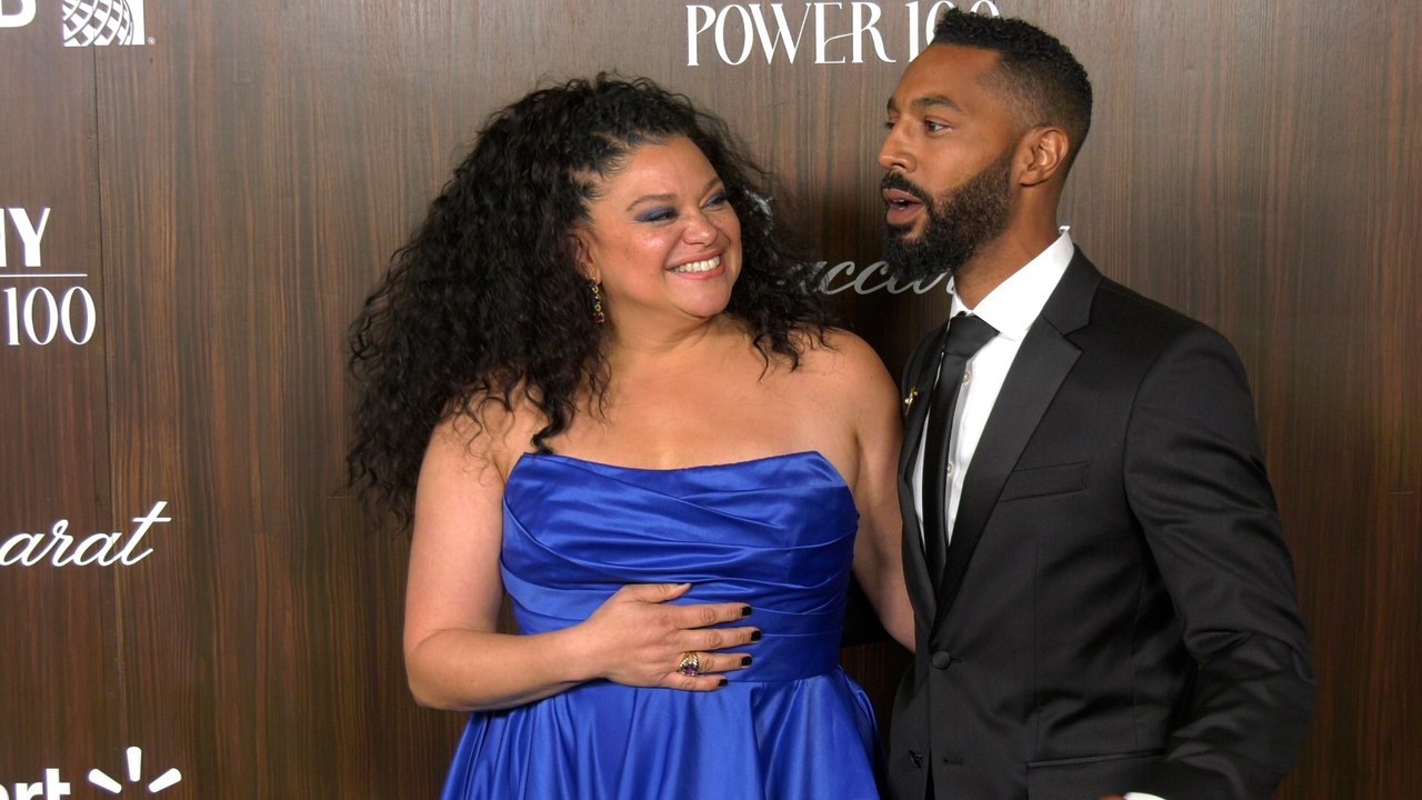 Michelle Buteau and Tone Bell "2024 EBONY Power 100 Gala" Green Carpet