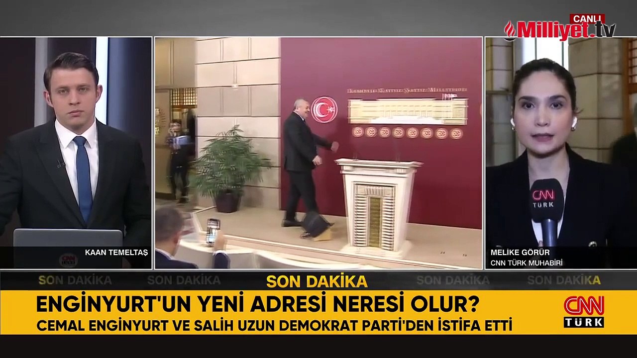 Cemal Enginyurt ve Salih Uzun Demokrat Parti'den istifa etti