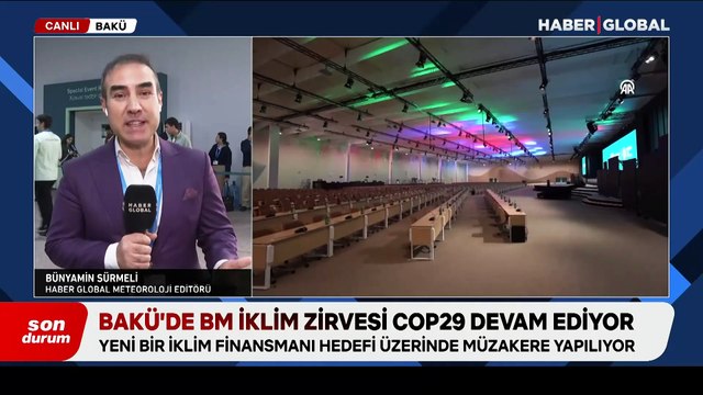 Bakü'de BM İklim Zirvesi COP29 devam ediyor: Yeni iklim finansmanı hedefi müzakere ediliyor