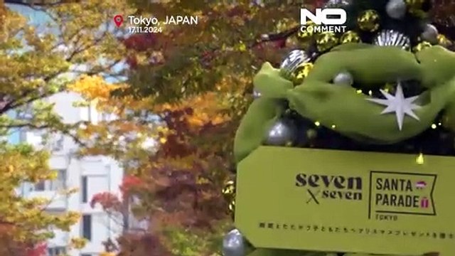 NO COMMENT: Tokio se llena de miles de Papá Noel en una recaudación de fondos para niños enfermos