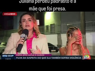 Repórter abraça ao vivo mulher que perdeu pai