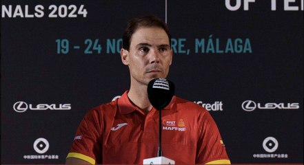Tennis - Davis Cup 2024 - Rafael Nadal : "No estoy aquí para retirarme, estoy para ayudar"