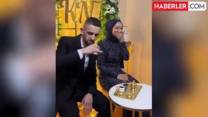 Kız isteme sırasında tuzlu su verilen damat adayından olay hareket