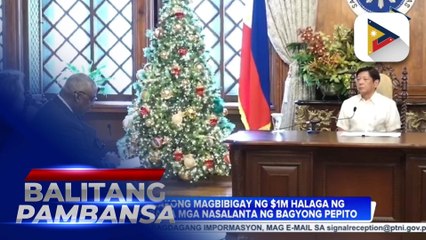 U.S., nangakong magbibigay ng $1-M halaga ng tulong para sa mga nasalanta ng Bagyong #PepitoPH