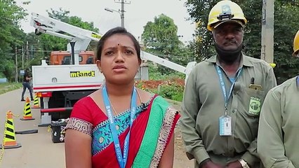 11kV Live Line Maintenance using Insulated Aerial Work Equipment by Mtandt and Altec