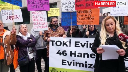 Gaziosmanpaşa TOKİ Mağdurları: "Koltuğunuzda Kurum Kurum Kurulabilirsiniz Kurum Bey. Biz de Geleceğiz, Oturduğumuz Evlere Kurulacağız"