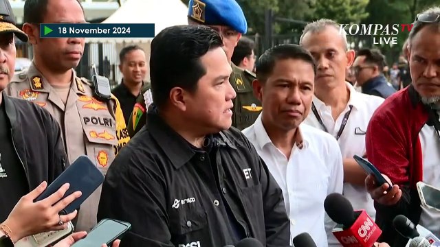 [FULL] Keterangan Ketum PSSI Erick Thohir Persiapan Jelang Laga Timnas Indonesia Vs Arab Saudi