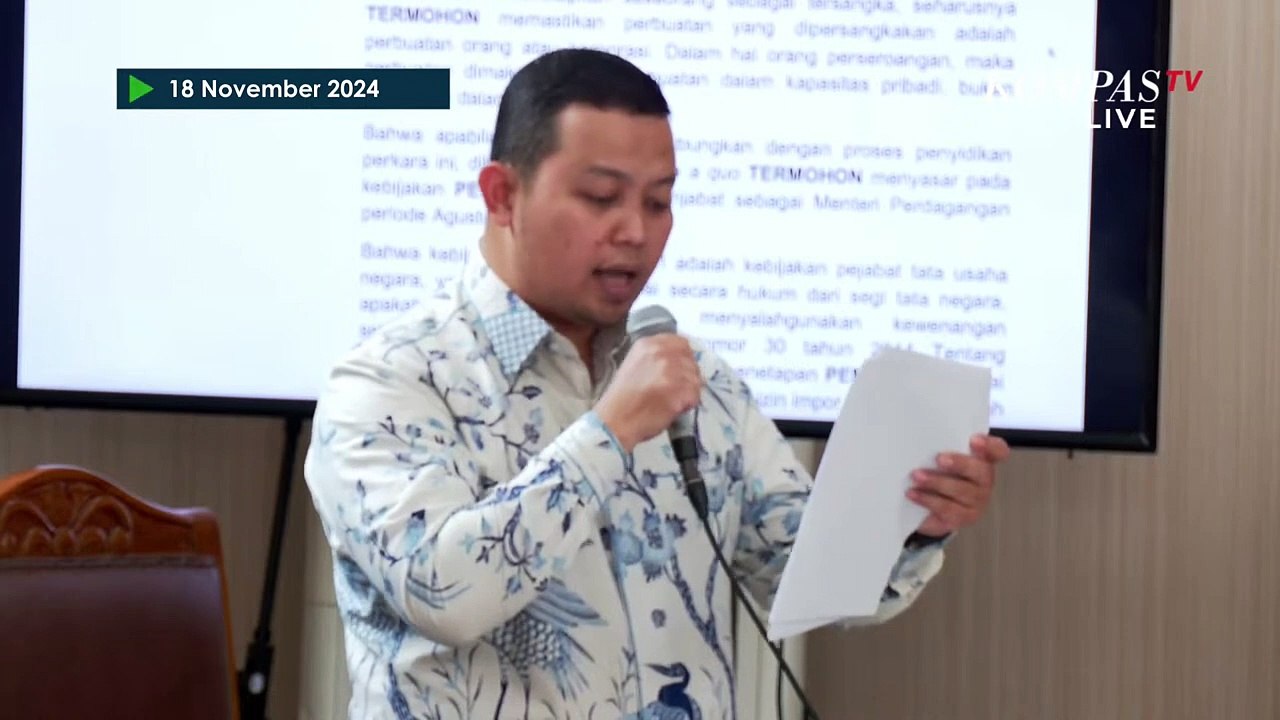 Kuasa Hukum Sebut Tom Lembong Tak Pernah Ditegur Jokowi saat Jadi Mendag di Sidang Praperadilan