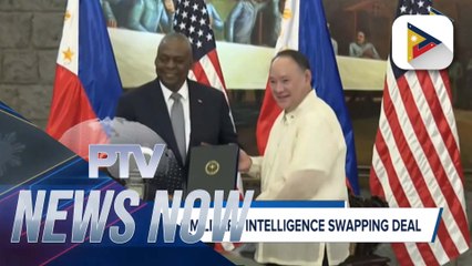 Phl, U.S. sign a military intelligence swapping deal