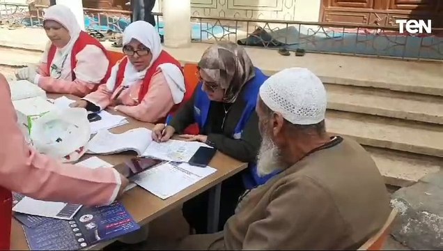 حياة كريمة تنظم قافلة طبية لعلاج المواطنين بالمجان بقرية الأبعدية بالبحيرة